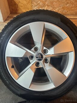 ALU Kola ŠKODA 5x112 R17 EREBUS Zimní Pneu 225/50/17 - 4