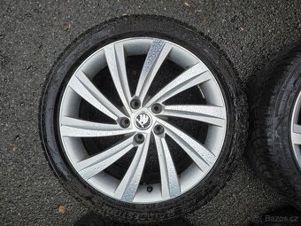 Škoda Octavia - zimní orig. ALU sada Perseus 5x112 R18 - - 4