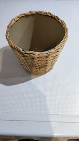 Proutěné dekorativní košíčky, květináč - 4