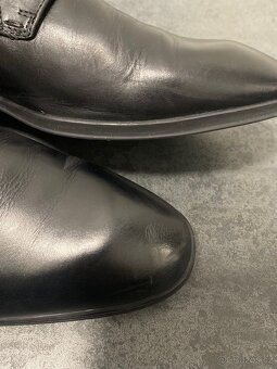 Elegantní nazouvací boty  Bata - nero - 4