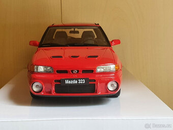 Model 1:18 Mazda 323 GTR 1992 red Otto-models - 4