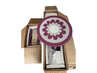 Dětská auto postel růžová - 4