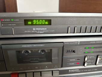 Sestava Pioneer: zesilovač SA-550, tuner TX-950, deck CT-450 - 4