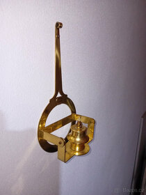 Prodám - pěknou nástěnnou petrolejovou lampu LUX DE DURIR - 4