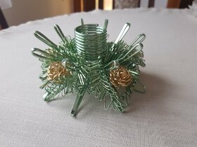 Vánoční svícen retro - 4