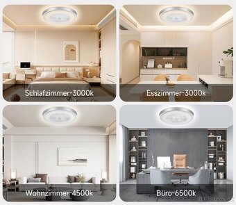 LED stropní světlo s ventilátorem 50cm - 4