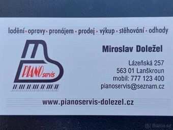 PRONÁJEM  ČESKÝCH  PIANIN  od 380 Kč - Lanškroun - 4