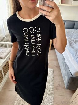 CALVIN KLEIN ČERNÉ ŠATY - 4