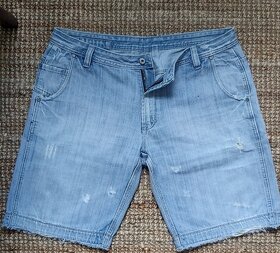 Kraťasy jeans, vel. XL, 60x58cm, zip. - 4
