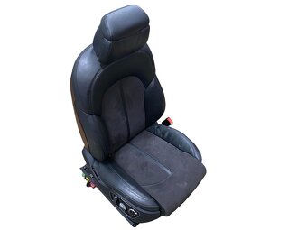 Sedačky černá kůže alcantara Audi A8 D4 4H sedan r.v. 2011 - 4