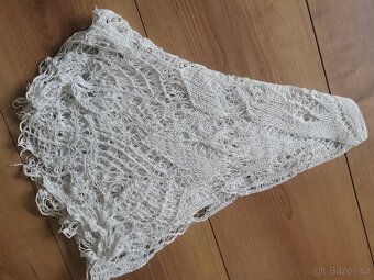 Ručně háčkováný vintage ubrus - 4