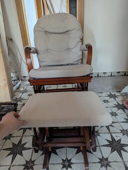 Relaxační křeslo s taburetem Catini TREVISO - 4