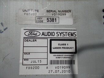 Autorádio Ford CD 6000 AT1T-18C815-BA - 4