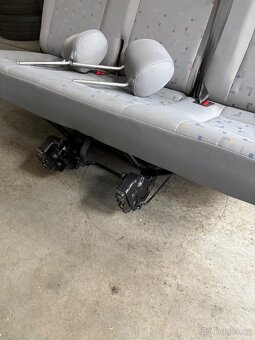 Sedadlo Vw T5 T5.1 Trojka -3.místné Výborný stav - 4