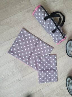 Detsky kombinovany kocarek pro panenky s postylkou - 4