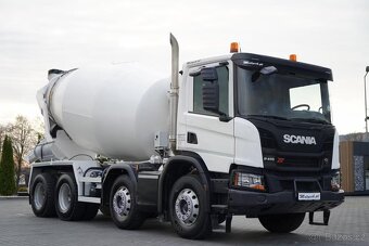 SCANIA P 410 XT 8x4 domíchávač PUTZMEISTER 9cbm - 4