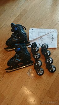 Chlapecké posuvné brusle Nils Extreme 2v1 č.34-38 - 4