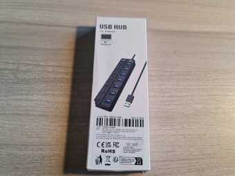 USB3 HUB 7v1 portů s vypínáním nové - 4