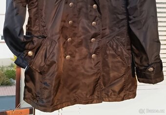 Luxusní kabát Dakota Dark Black - 4