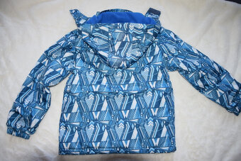Šusťáková bunda s fleesem vel.116/122  NOVÁ - 4