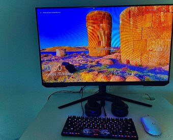 🖥️  herní počítač – RTX 2060 + 165Hz monitor + TOP periferi - 4