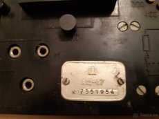 Ovládací panel z rádiové stanice AŠČ-67 - ČSLA - 4