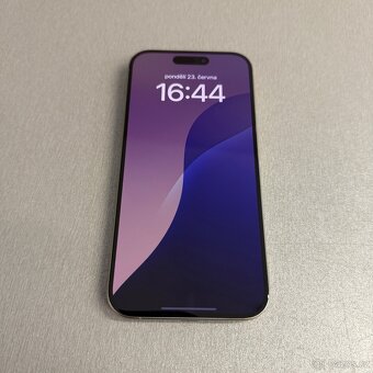iPhone 15 Pro 128GB, 100% baterie, rok záruka - 4