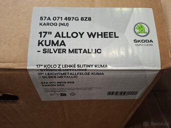 Nová orig. alu kola Škoda Karoq 7,0x17 ET45 5x112 - 4