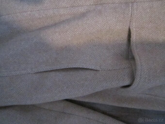 Béžový zimní kabát zn. Mango, L/40, 62% vlny - 4