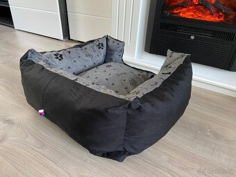 Prémiový kvalitní textilní pelíšek-voděodpudivý-60x50cm=NOVÝ - 4