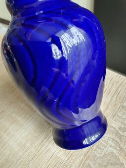 Keramická vázička kobalt - 4