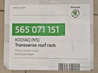 Škoda příčný střešní nosič KODIAQ (2016+) - 4