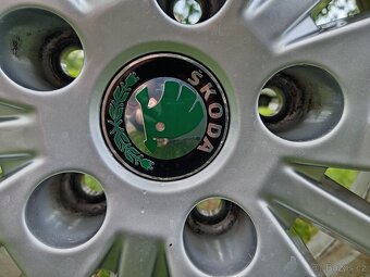 Originál ALU kola Škoda Octavia R18 + pneu - 4