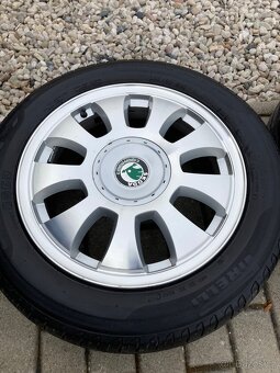 Alu kola Škoda originál 16” Metalica - 4