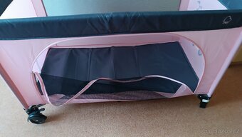 Dětská cestovní postýlka Bomimi hippo pink - 4