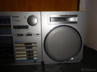 starý radiomagnetofon/kazeták PHILIPS D-8438 - 4