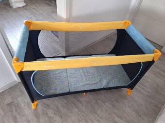 Dětská cestovní postýlka Hauck + matrace a prostěradla - 4