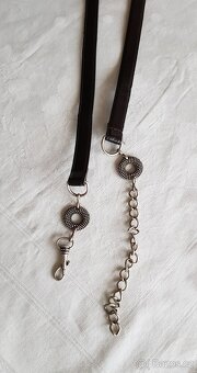 Dámský pásek – zapínání na karabinku - 4