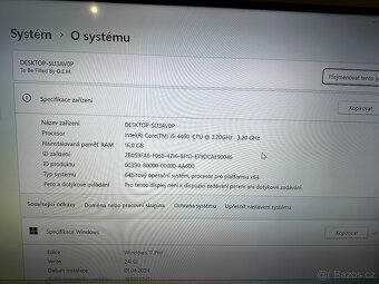 Herní PC- i5 4460 3,20Ghz/RAM 16GB/HD 6890 4GB/SSD 250GB/HDD - 4