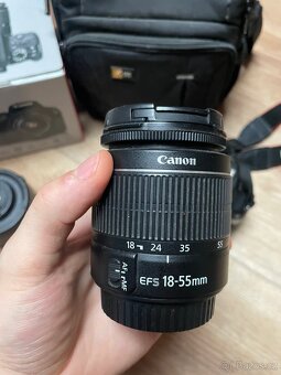 Prodám Canon 100D + 2 objektivy - 4