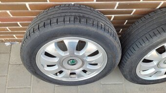 Sada Alu kol Skoda 5x112xR16 vč. letních pneu - 4