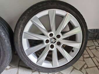 Originál ALU kola Škoda Rapid Fabia R17 + pneu - 4
