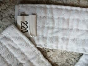 Kimono-kalhoty Kaze vel. 150, bílý pásek 220 cm - 4