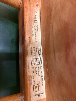 3x židle TON z roku 1971 - 4