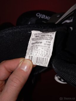 Dětské lední brusle zvětšovací Vel.32-34 - 4