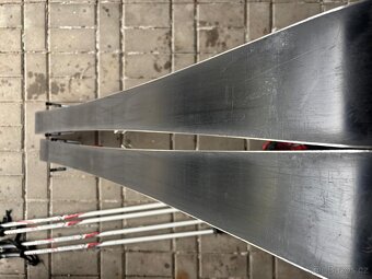 Lyže Atomic 130cm, hůlky, lyžařské boty vel.41 - 4