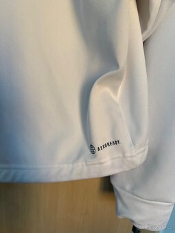 Dám. bílá sportovní Adidas mikina, vel. M, sleva - 4