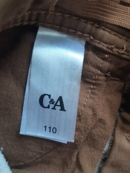 Kalhoty zateplené vel. 110 - 4