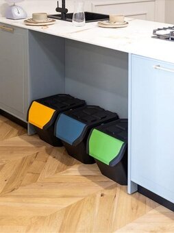 Nová Sada 2 odpadkových košů, 2 × 25 l - 4