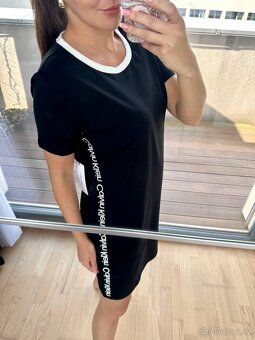 CALVIN KLEIN ČERNÉ ŠATY - 4